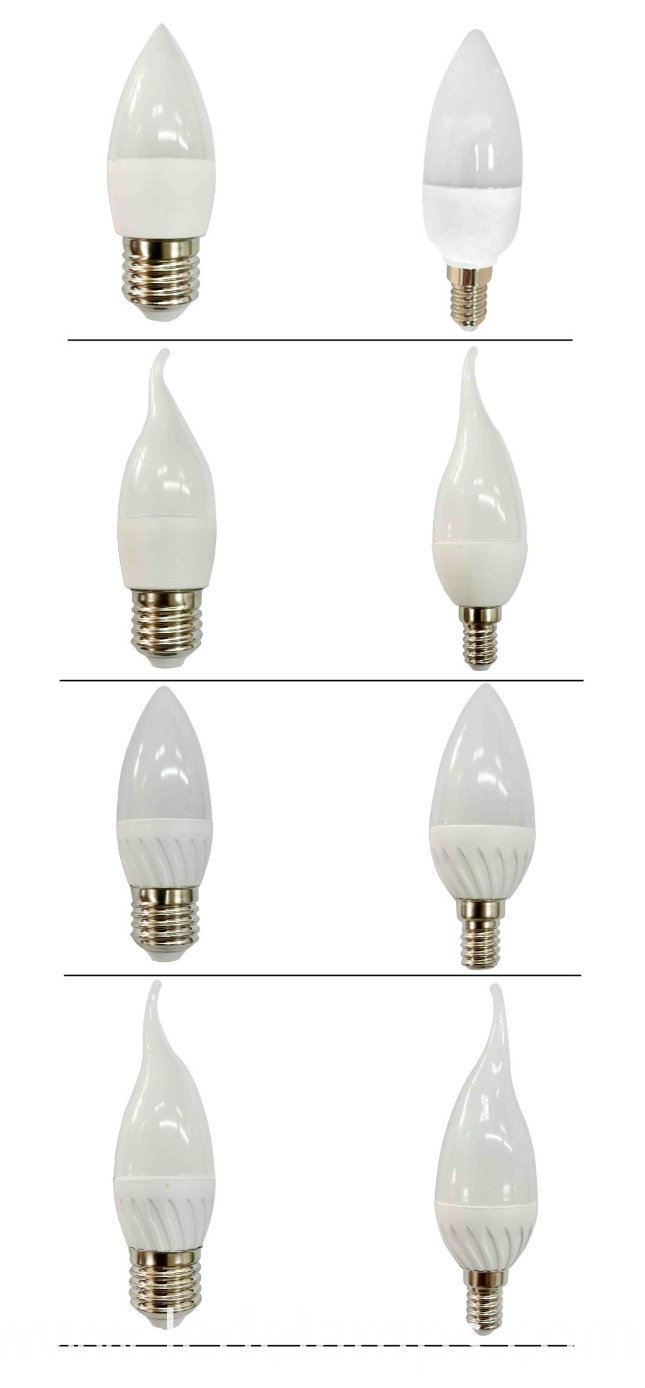 E14 E27 Bombillas LED Vela 3W 4W 5W 6W